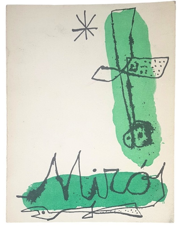 [Joan Miro] Queneau  - Tzara - ÃLuard - PrÃVert  Catalogue Stedelijk Museum 1956