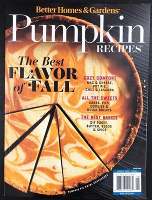 2024 BETTER HOMES & GARDENS PUMPKIN RECIPES americas home of taste test kitchen 