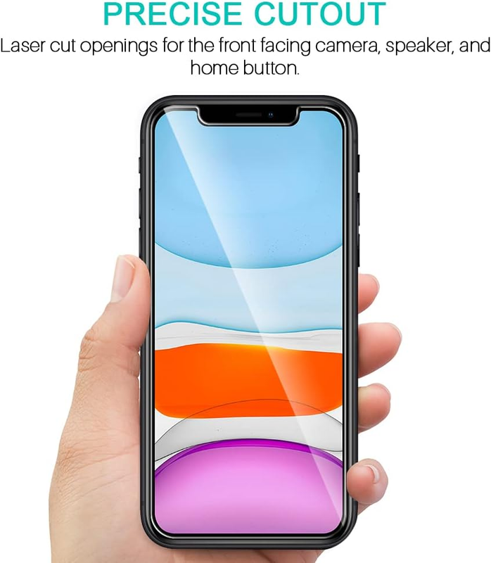 3 Pack Screen Protector Compatible for iPhone 11 and iPhone XR Tempered Glass