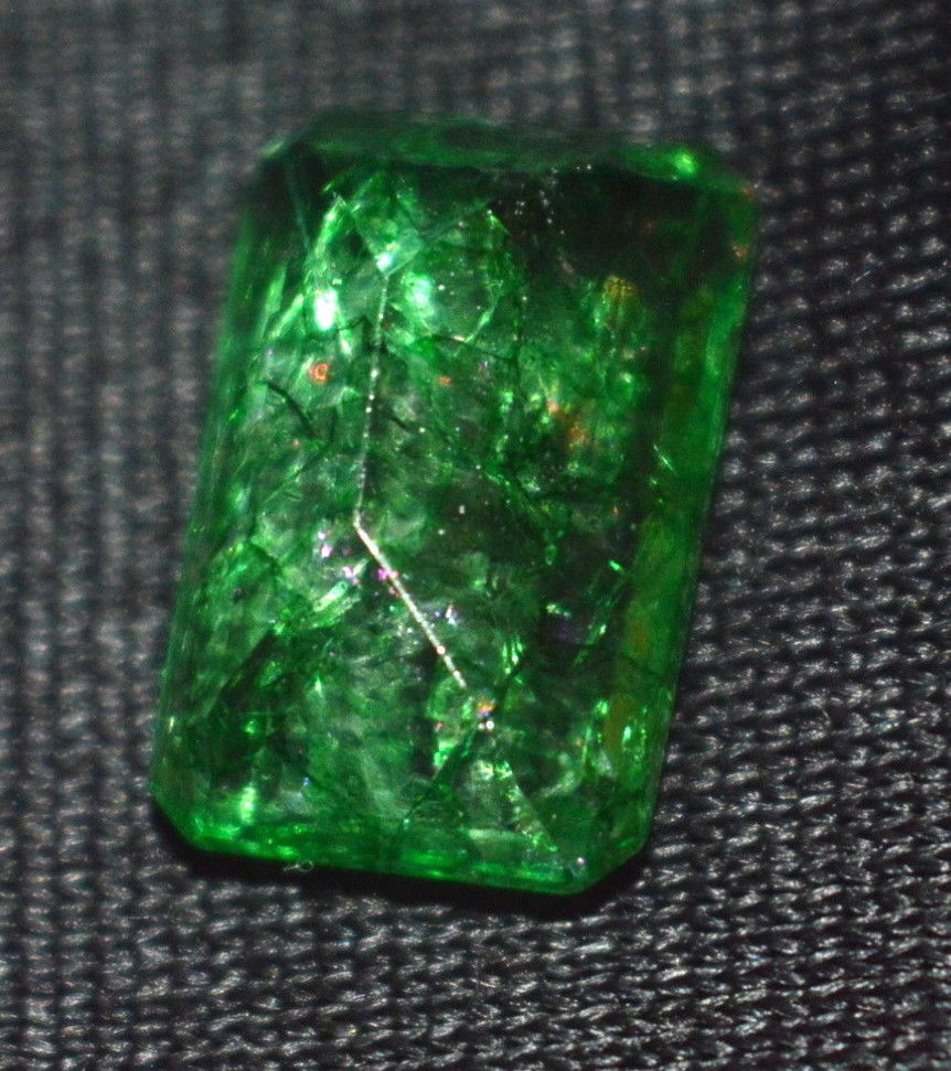 6.80 Ct Natural Emerald Shape Muzo Colombian Emerald  AAA++