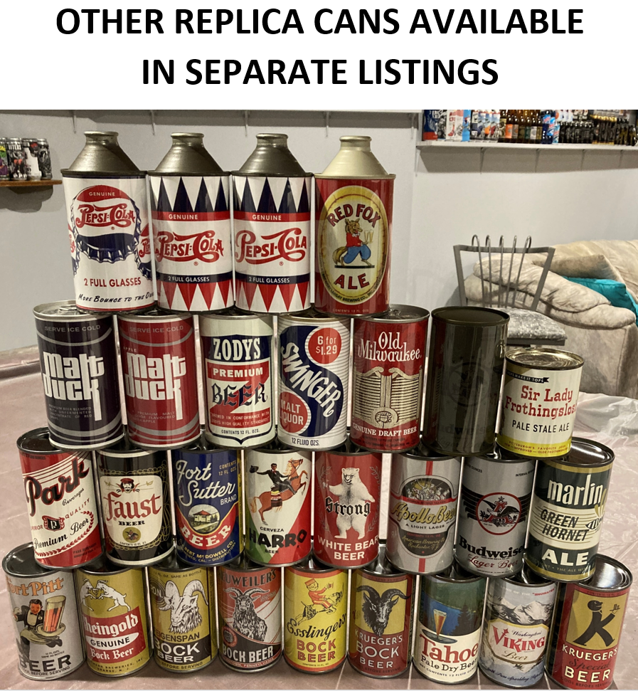 James Bond 007 REPLICA / NOVELTY beer can, NB599, paper label