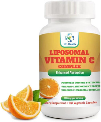 Liposomal Vitamin C 1200Mg per Serving 180 Veggie Capsules per Bottle High Absor