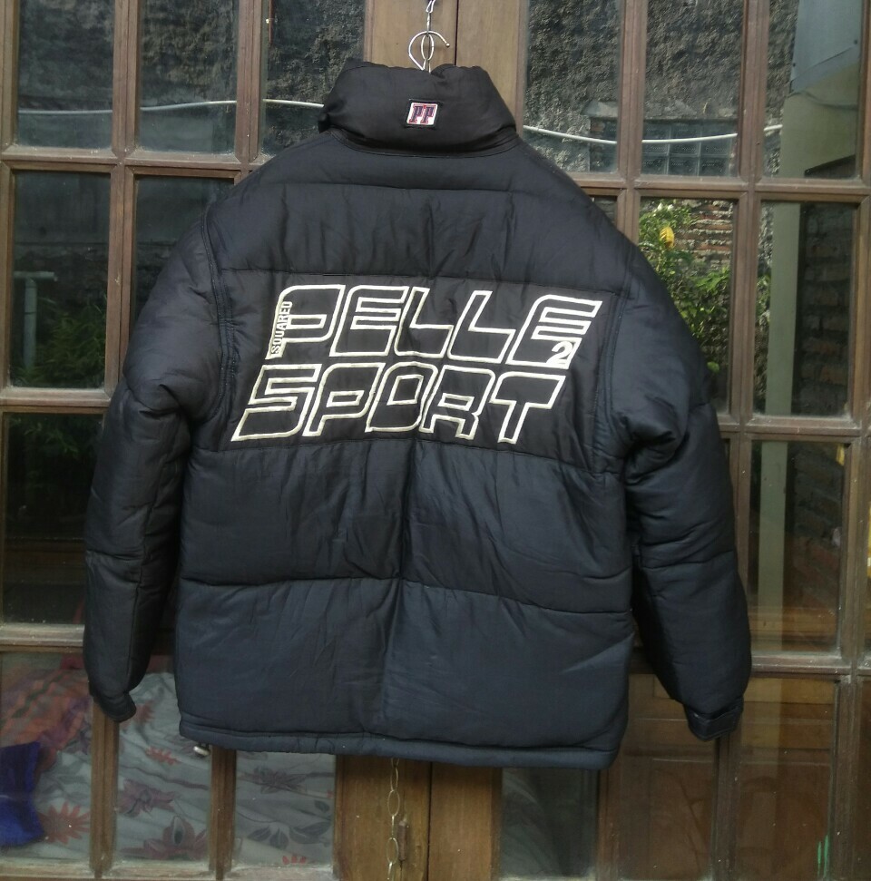 pelle pelle ダウンジャケット XL ブラック　リバーシブル Pelle Pelle ペレペレ リバーシブル ダウンジャケット ブラウン