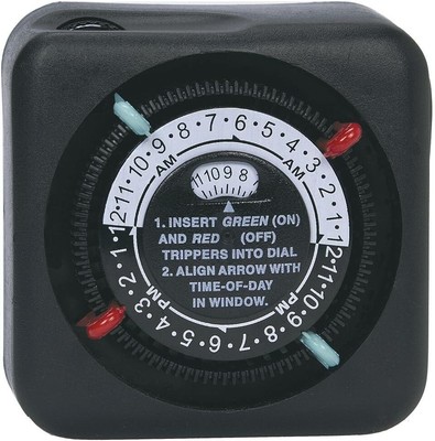 Intermatic TN111RM40 Timer, Lamp & Small Appliance-Black 
