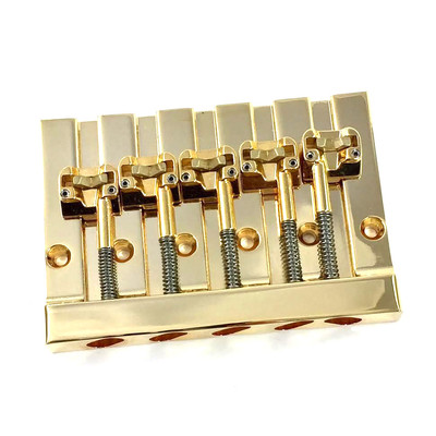 Hipshot Gold 5-String KICKASS  Version 1 Bass Bridge Badass V  Retrofit 5K501G
