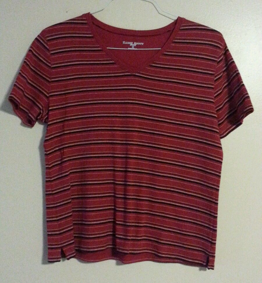 Camisetas a rayas para mujer Karen Scott