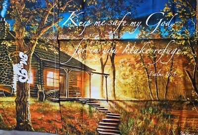 MY PILLOW Travel Pillowcase Roll N Go Keep Me Safe My God Psalms 16:1 