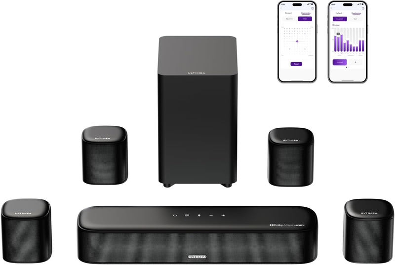 7.1Ch Surround Sound System for TV with Dolby Atmos, Aura A60 Pro