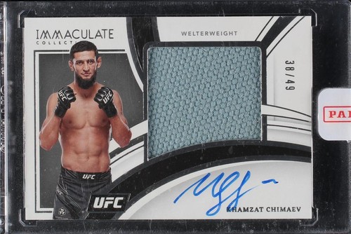ufc optic psa鑑定済　カムザット・チマエフ　サインカード T*O様 UFC カムザット・チマエフ 直筆サインカード（PSA9