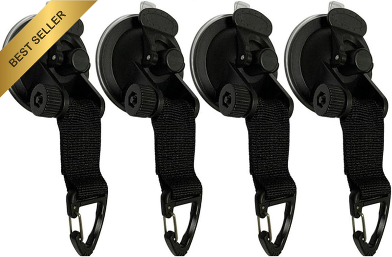 2PCS Heavy Duty Suction Cups,Camping Tarp Accessory Suction Cup Attachment,Outdo