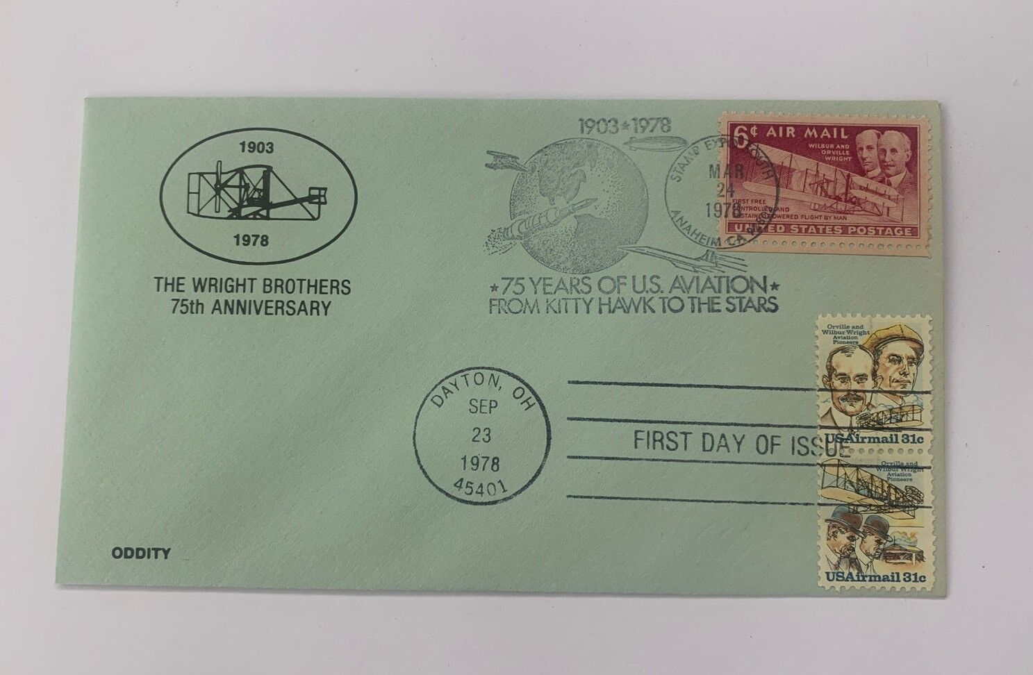 75 Years of U.S. Aviation From Kitty Hawk to the Stars Mail Co...