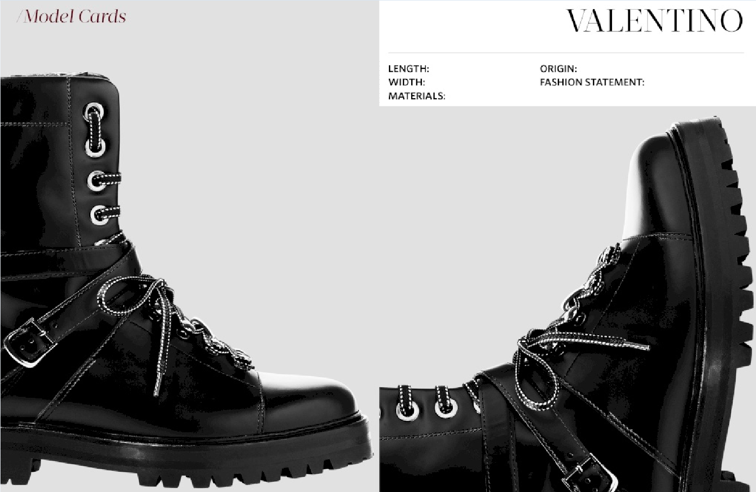 Pre-owned Valentino Garavani Valentino Runway Rockstud Black Leather Combat Biker Riding Boots Eu 39.5 Us 9.5