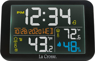 La Crosse Technology 308-66677-INT Color Wireless Weather Station Black