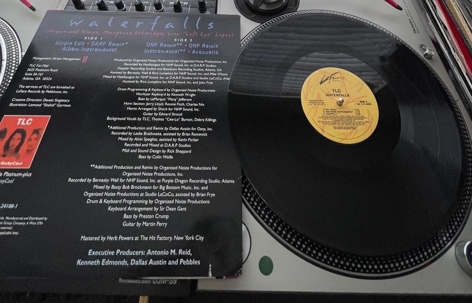 TLC - Waterfalls Original 1995 Press 12" Vinyl In Picture Cover VG+