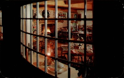 Fleetwood Pennsylvania The Gockenspiel dining room night 1950s ~ postcard sku579