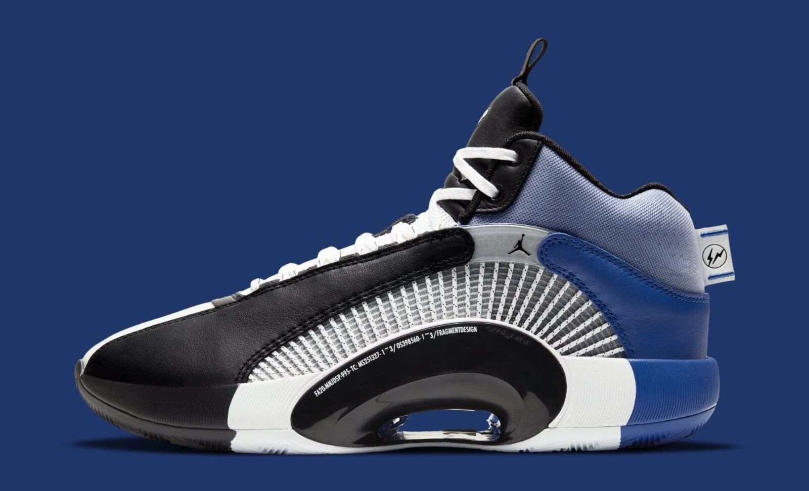 

Баскетбольные кроссовки Nike Air Jordan XXXV 35 Fragment White Royal DA2371-100 Mens Sz, Синий, Air Jordan 35