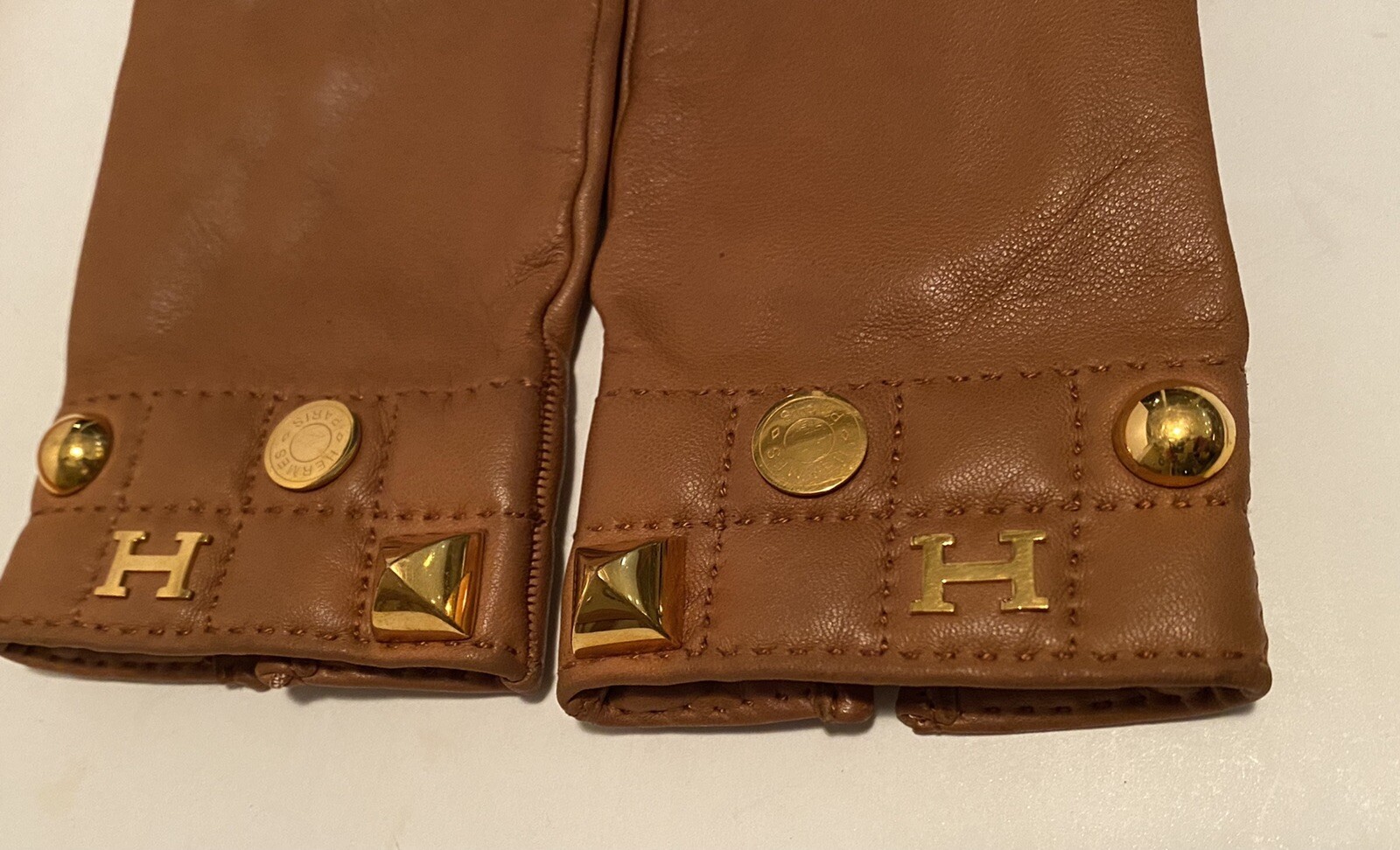 HERMES手袋 HERMES エルメス メンズ手袋 クルー・ド・セル II ブラック