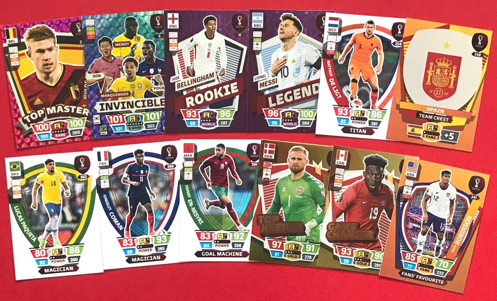 【ay1030】FIFA WORLD CUP スペシャルセット PANINI Adrenalyn XL FIFA World Cup Qatar 2022 Special Cards