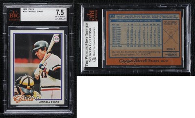 1978 Topps Darrell Evans #215 BVG 7.5