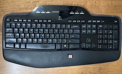 Logitech MK700/MK710 Keyboard Bluetooth W/ Receiver Tested W/O Mouse READ