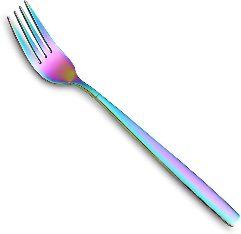 4 Pieces, Sturdy Stainless Steel 7.8" Modern Design Forks S