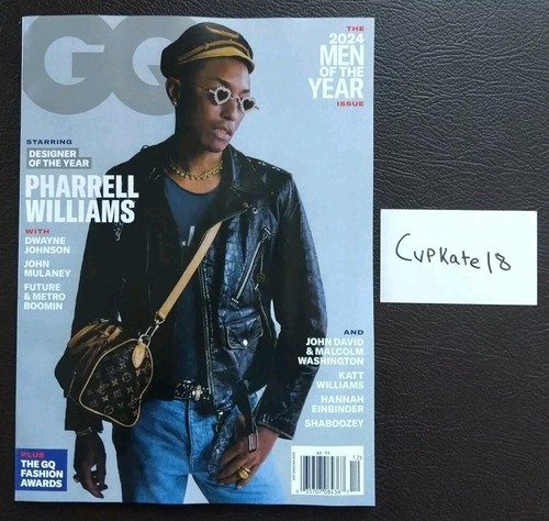GQ USA Magazine December 2024 PHARRELL WILLIAMS Cover NEW