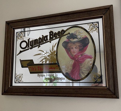 Olympia Beer パブミラー パブミラー オリンピア ビール ヴィンテージ -通販-ローズボール