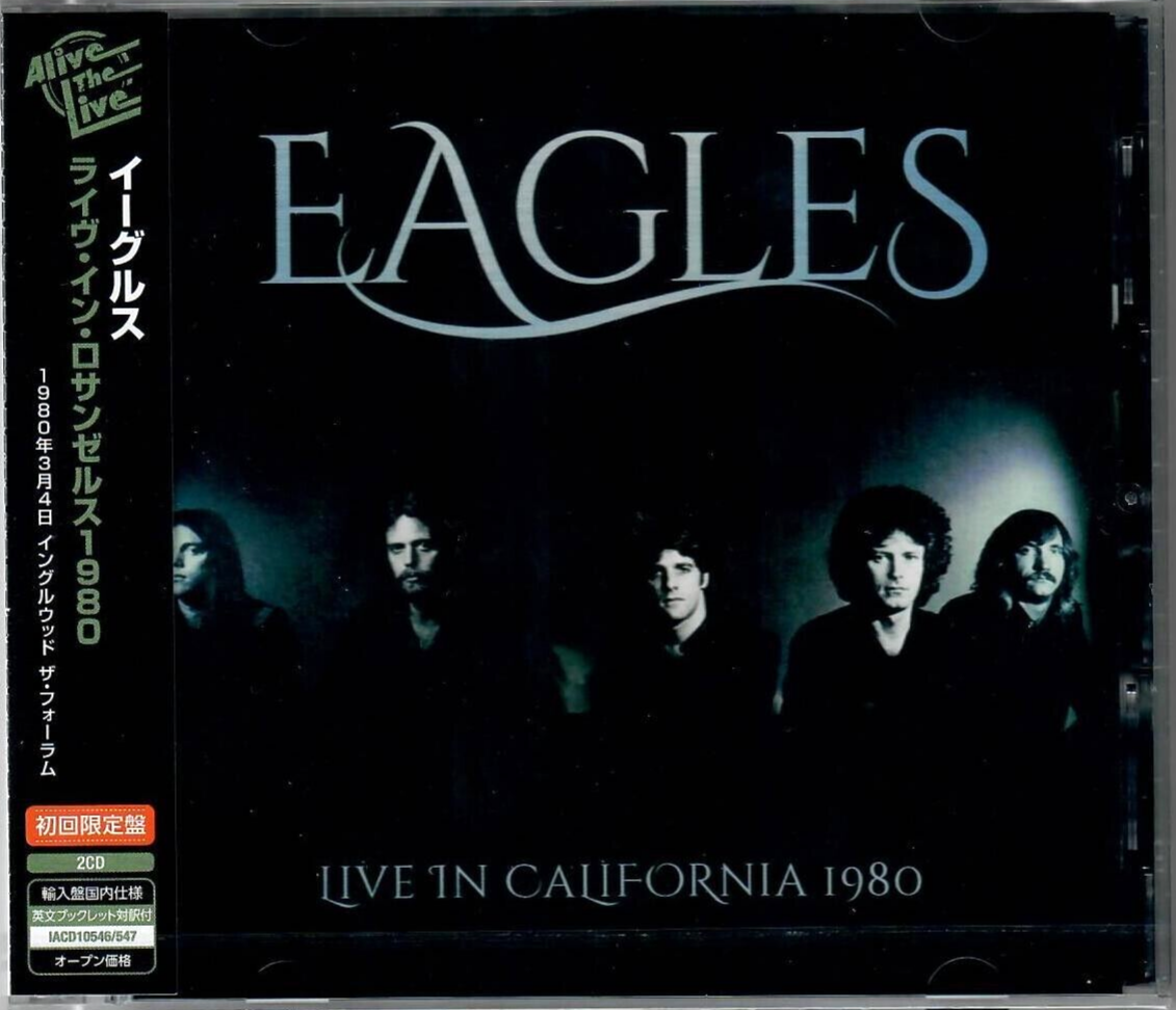 2CD！EAGLES/ LIVE CALIFORNIA/ 1980 EAGLES - LIVE IN CALIFORNIA 1980 - JAPAN 2CD, SEALED | eBay
