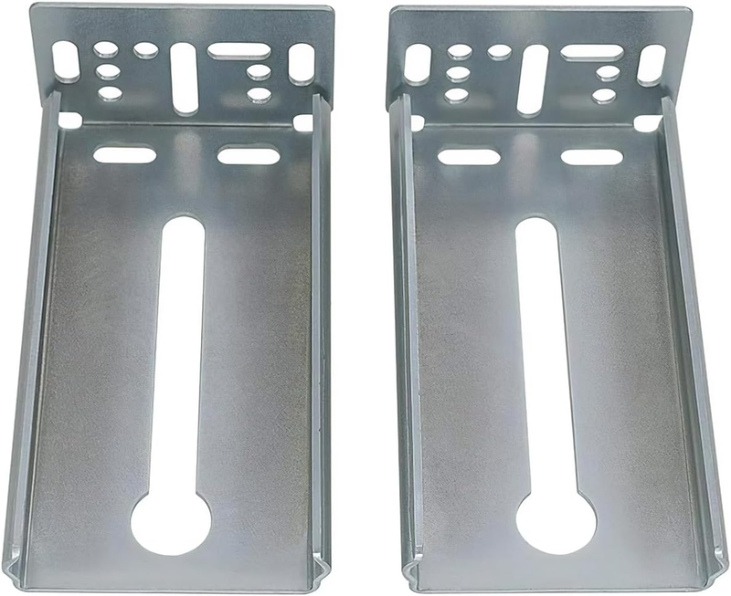 2 Pairs Rear Mounting Brackets for Drawer Slide - B4502 Cabinet Drawer Bracket f