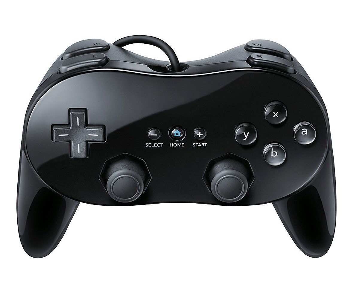Gamepad Controller Pro Joystick Joypad Classico Con Filo Per Nintendo Wii mar
