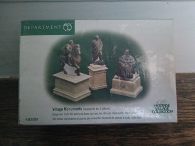 Department 56 Heritage Village Collection Village Monuments 55524 ** NOS**