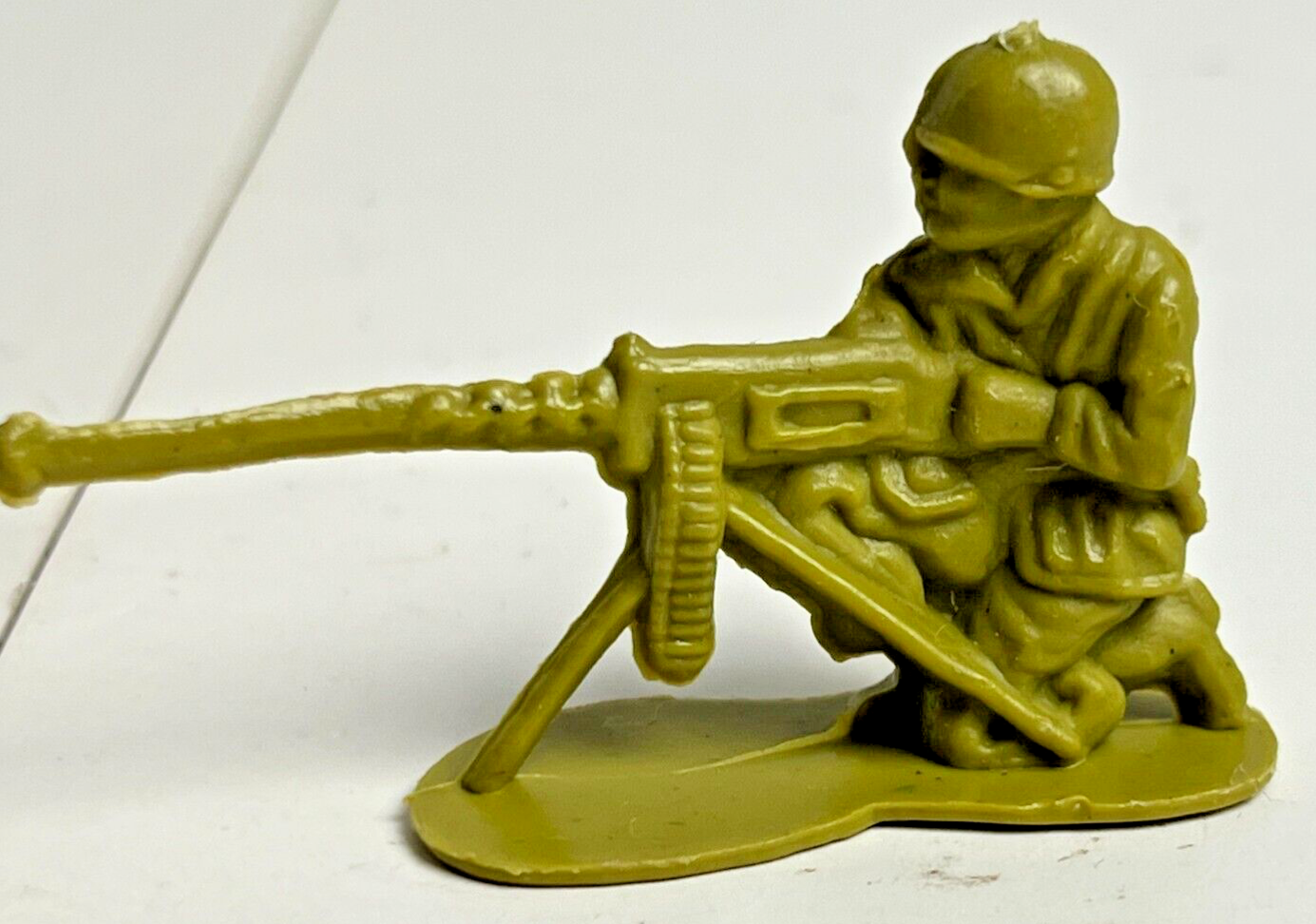 Vintage Toy Soldier Army Men Green Plastic Automatic Machine