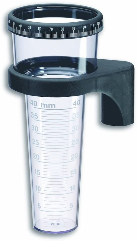 TFA Dostmann Regenmesser Niederschlagsmengen Frostsicher Garten Analog 47.1001