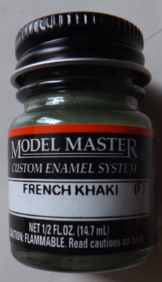 Testors Model Master ''FRENCH KHAKI'' FLAT #2106 1/2 oz. ENAMEL PAINT OOP/HTF