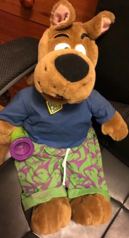 Vintage Talking Scooby Doo Plush With Torch in Teignmouth, Devon