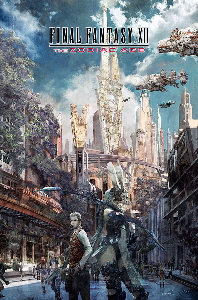 Final Fantasy XII The Zodiac Age PS4 Premium POSTER MADE IN