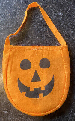 Halloween Candy Bag Decor Childrens Hand Held Pumpkin Bag Cute Gift Bag
