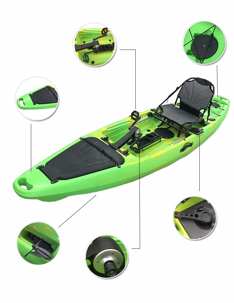 Horizon 12ft Kingfisher 2 Single Fishing Pedal Kayaks in Eglinton