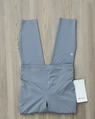 NWT Lululemon Fast Free HR Tight Size 6 Rhino Grey Nulux 25'' RARE!