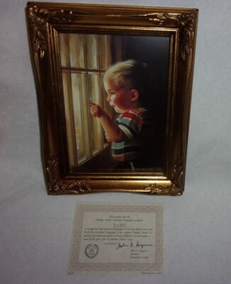 Daddy s Home Framed Art Print by Donald Zolan w COA