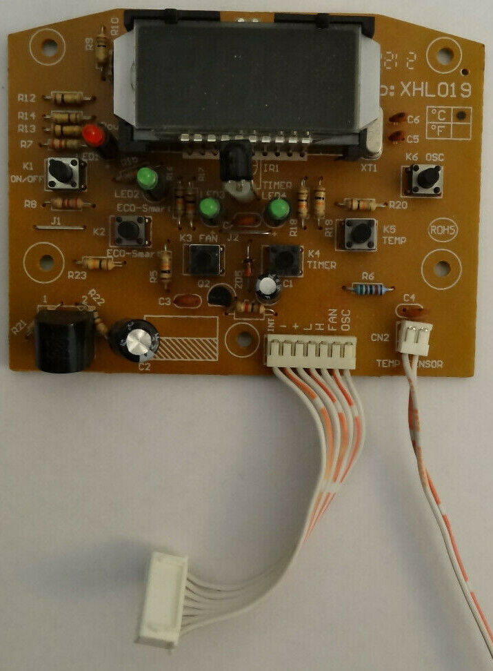 Control panel board and temperature sensor for Bionaire BCH9