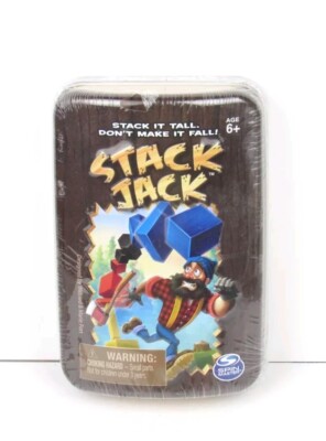 Stack Jack Lumberjack Stacking Game Age 6+ 2016 Spin Master New Sealed