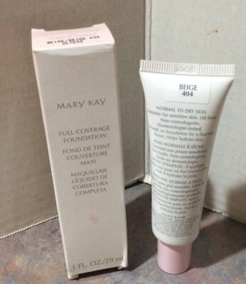 MARY KAY Medium Coverage Foundation Pink Cap NIB - Your Choice of Color - 1  Oz.
