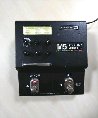 Line 6 M5 Stompbox Modeler Guitar Multi Effects Pedal Processor Tested Working