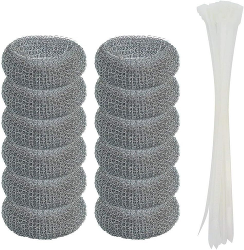 With 12 Nylon Cable Ties, Wobe 12pcs