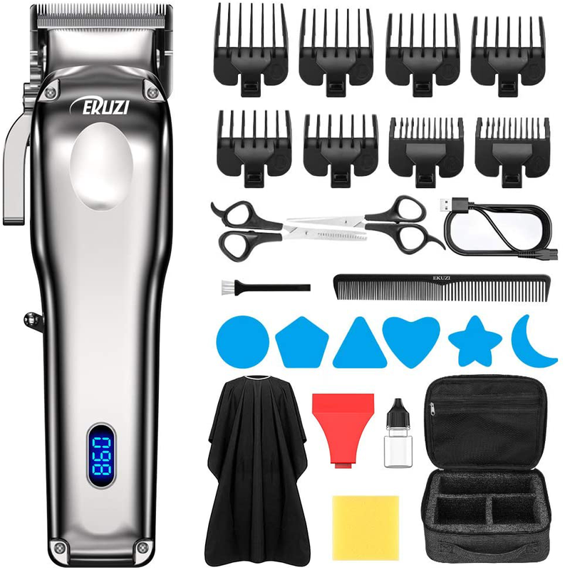 Maquina Para Cortar Cabello Cortadora De Pelo Inalambrica Profesional Trimmer