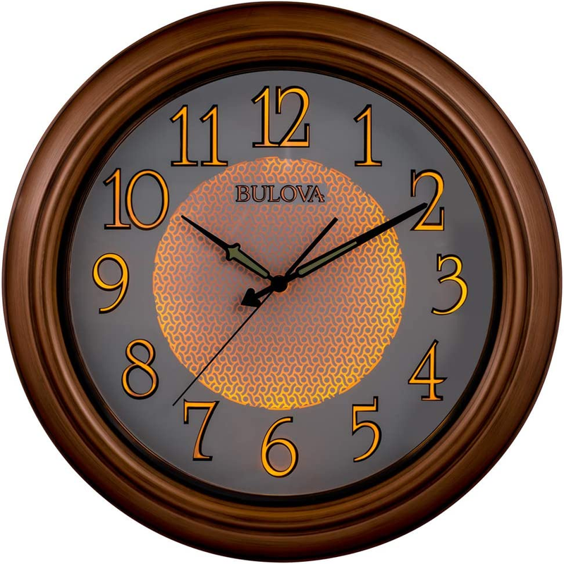 Providence Indoor/Outdoor Wall Clock, Copper