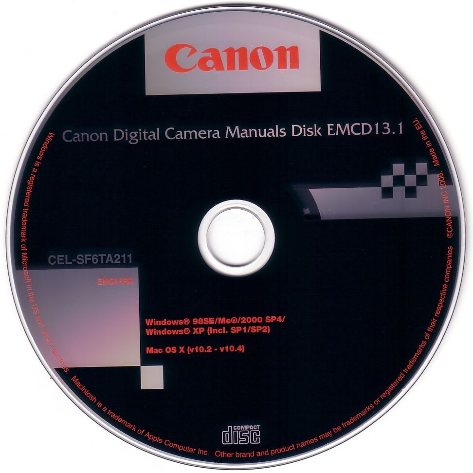 Imagen Canon, software de vídeo y audio