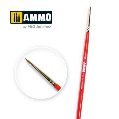 AMMO by Mig Jimenez 1.5 AMMO Marta Kolinsky Premium Brush