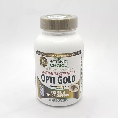 Botanic Choice Maximum Strength Opti Gold | 60 Capsules | Premium Vision Support